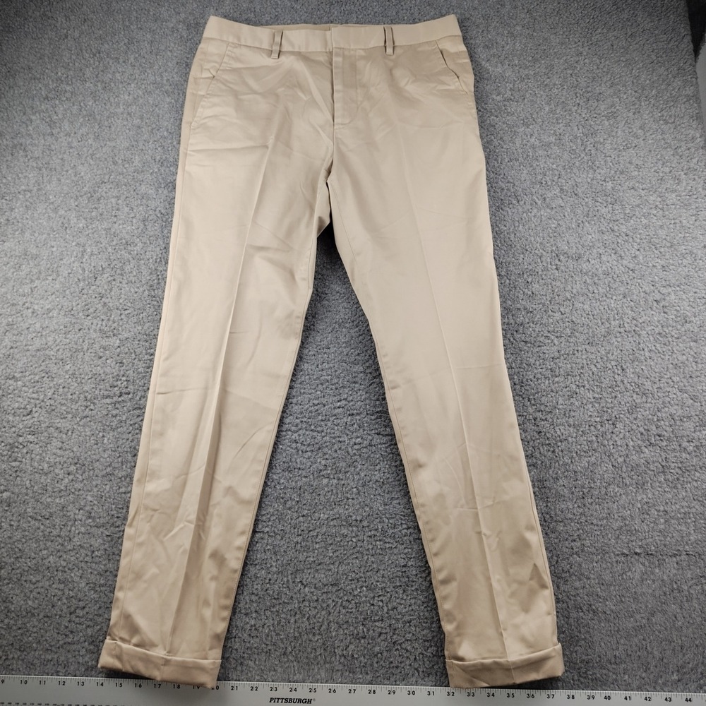 Bonobos Dress Pants Mens 33x30 Slim Weekday Warrior Wednesday Tan Chinos EUC